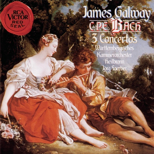 Imagen de apoyo de  BACH, C.P.E.: Flute Concertos, Wq. 22, 168, 169 (Galway, Württemberg Chamber Orchestra of Heilbronn, Faerber)