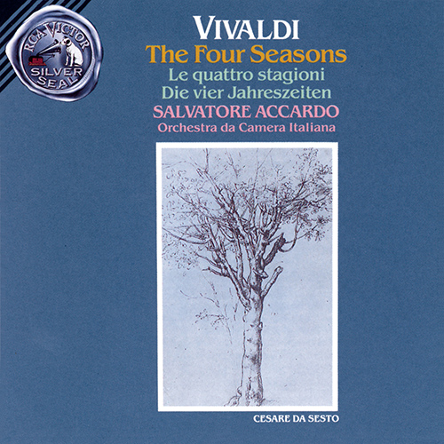 Imagen de apoyo de  VIVALDI, A.: Four Seasons (The) / Violin Concertos, RV 253, "La tempesta di mare", RV 271, "L'amoroso" (Accardo, Orchestra da Camera Italiana)