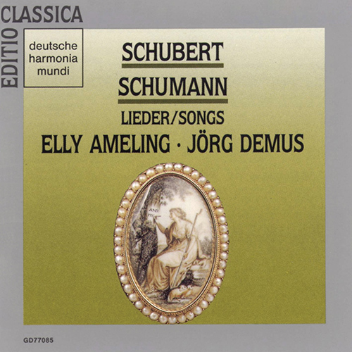 Imagen de apoyo de  SCHUBERT, F. / SCHUMANN, R.: Lieder (Ameling, Demus)
