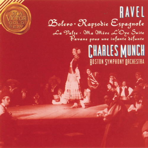 Imagen de apoyo de  RAVEL, M.: Boléro / Rapsodie espagnole / La valse / Ma mère l'oye / Pavane pour une infante défunte (Boston Symphony, Munch)