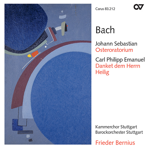 Imagen de apoyo de  BACH, J.S.: Easter Oratorio, BWV 249 / BACH, C.P.E.: Danket dem Herren / Heilig (Stuttgart Chamber Choir, Stuttgart Bach Orchestra, Bernius)