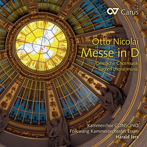 Imagen de apoyo de  NICOLAI, O.: Sacred Choral Music (Mass in D Major) (Consono Chamber Choir, Folkwang Kammerorchester Essen, Jers)