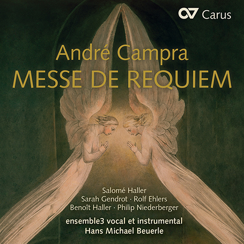 Imagen de apoyo de  CAMPRA, A.: Messe de requiem / De profundis (S. and B. Haller, Gendrot, Ehlers, Niederberger, ensemble3, Beuerle)