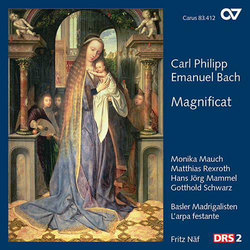 Imagen de apoyo de  BACH, C.P.E.: Magnificat / Auf schicke dich (Mauch, Rexroth, Mammel, Gotthold Schwarz, Basler Madrigalisten, Näf)