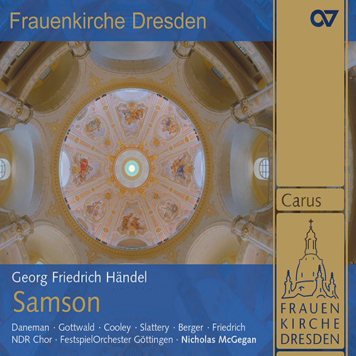 Imagen de apoyo de  HANDEL, G.F.: Samson [Oratorio] (Daneman, Gottwald, Cooley, North German Radio Chorus, Göttingen Festival Orchestra, McGegan)