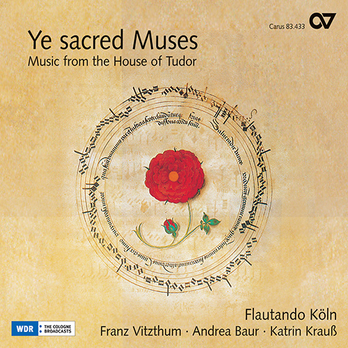 Imagen de apoyo de  Vocal and Chamber Music (16th-17th Centuries) - BYRD, W. / DOWLAND, J. (Ye sacred Muses: Music from the House of Tudor) (Vitzthum, Flautando Koln)
