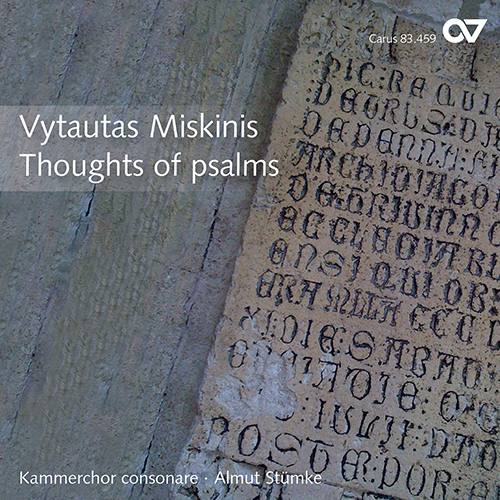 Imagen de apoyo de  MISKINIS, V.: Choral Music (Thoughts of Psalms) (Kammerchor Consonare, Stümke)