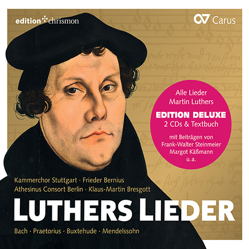 Imagen de apoyo de  Luthers Lieder - BACH, J. S. / PRAETORIUS, M. / BUXTEHUDE, D. / MENDELSSOHN, Felix (Athesinus Consort Berlin, Stuttgart Chamber Choir)