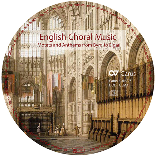Imagen de apoyo de  English Choral Music - BYRD, W. / ELGAR, E. / PARSONS, R. / STANFORD, C.V. / TALLIS, T. (Cologne Figural Choir, Mailänder)
