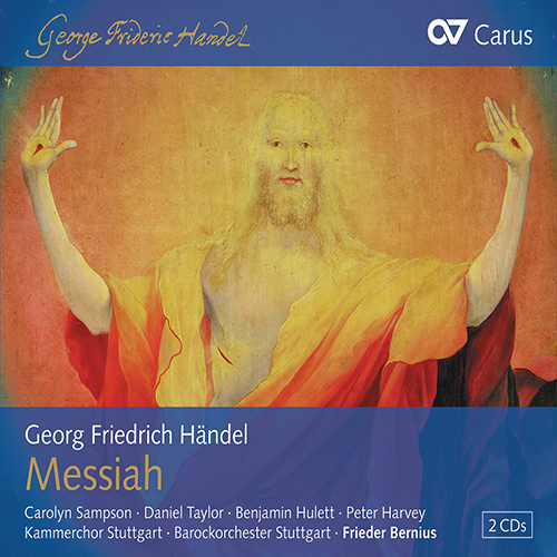 Imagen de apoyo de  HANDEL, G.F.: Messiah [Oratorio] (Sampson, Taylor, Hulett, Stuttgart Chamber Choir and Baroque Orchestra, Bernius)