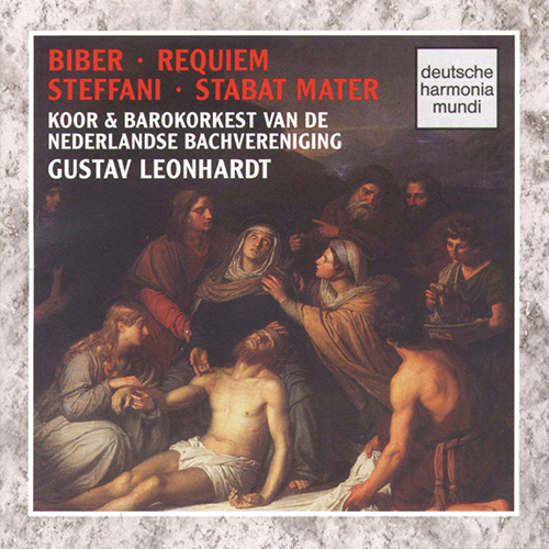 Imagen de apoyo de  BIBER, H.I.F. von: Requiem in A Major / STEFFANI, A.: Stabat mater (Koor van de Nederlandse Bachvereniging, Leonhardt)