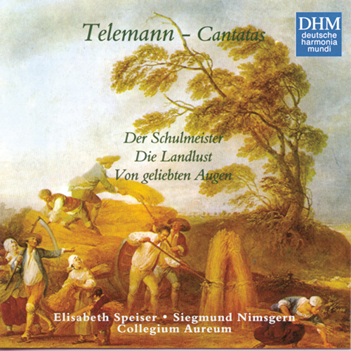 Imagen de apoyo de  TELEMANN, G.P.: Cantatas - Der Schulmeister / Die Landlust / Von geliebten Augen brennen (Speiser, Nimsgern, Collegium Aureum)