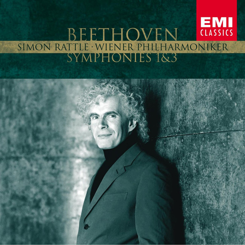 Imagen de apoyo de  BEETHOVEN, L. van: Symphonies Nos. 1 and 3, "Eroica" (Rattle)