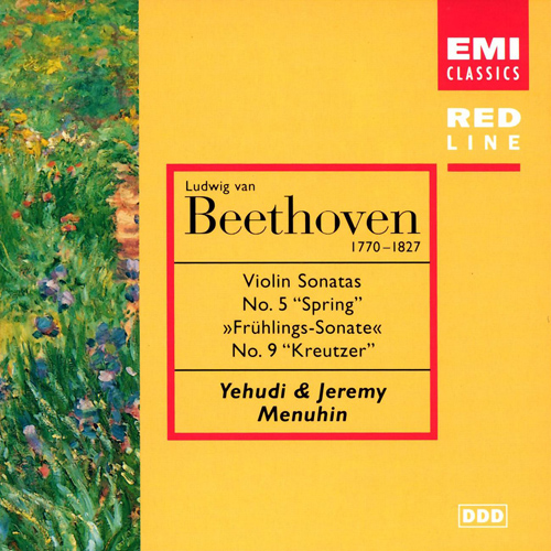 Imagen de apoyo de  BEETHOVEN, L. van: Violin Sonatas Nos. 5, "Spring" and 9, "Kreutzer" (Menuhin)