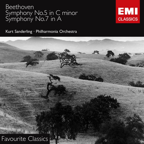 Imagen de apoyo de  BEETHOVEN, L. van: Symphonies Nos. 5 and 7 (Philharmonia Orchestra, K. Sanderling)