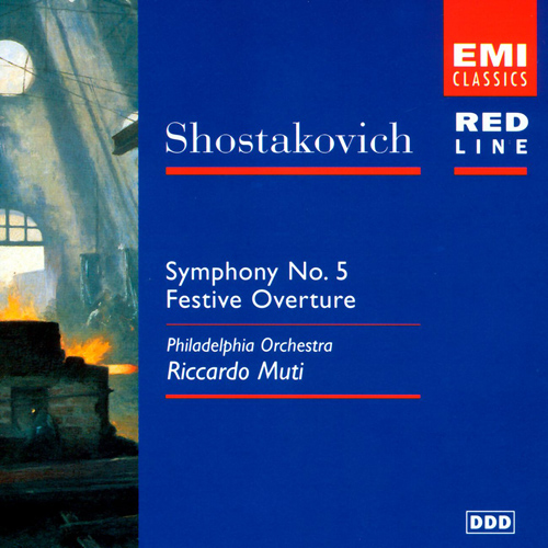 Imagen de apoyo de  SHOSTAKOVICH, D.: Symphony No. 5 / Festive Overture, Op. 96 (Muti)