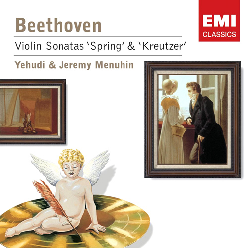 Imagen de apoyo de  BEETHOVEN, L. van: Violin Sonatas Nos. 5, "Spring" and 9, "Kreutzer" (Menuhin)