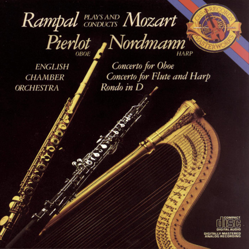 Imagen de apoyo de  MOZART, W.A.: Concerto for Flute and Harp in C Major / Oboe Concerto in C Major / Rondo in D Major (Nordmann, Pierlot, Rampal)