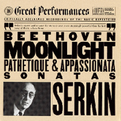 Imagen de apoyo de  BEETHOVEN, L. van: Piano Sonatas Nos. 8, "Pathétique" 14, "Moonlight" and 23, "Appassionata" (R. Serkin)