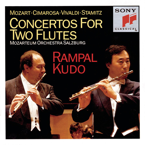 Imagen de apoyo de  Flute Duo Recital: Rampal, Jean-Pierre / Kudo, Shigenori - MOZART, W.A. / CIMAROSA, D. / VIVALDI, A. / STAMITZ, A. (Concertos for 2 Flutes)