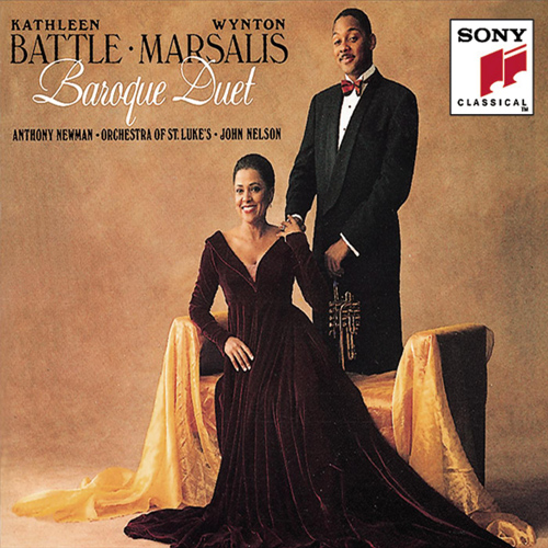Imagen de apoyo de  Vocal and Trumpet Recital: Battle, Kathleen / Marsalis, Wynton - SCARLATTI, A. / HANDEL, G.F. / STRADELLA, A. / BACH, J.S. (Baroque Duet)