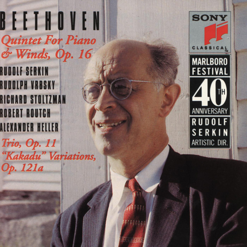 Imagen de apoyo de  BEETHOVEN, L. van: Trio, Op. 11, "Gassenhauer" / Piano Quintet, Op. 16 / Variations, Op. 121a (Yuzuko Horigome, Meunier, R. Serkin, Stoltzman, Wiley)