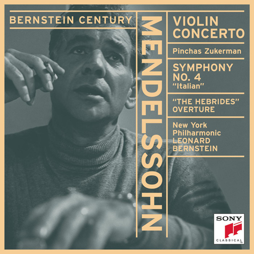Imagen de apoyo de  MENDELSSOHN, Felix: Violin Concerto, Op. 64 / Symphony No. 4, "Italian" / Hebrides Overture (Zukerman, New York Philharmonic, Bernstein)
