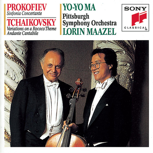 Imagen de apoyo de  PROKOFIEV, S.: Symphony-Concerto, Op. 125 / TCHAIKOVSKY, P.I.: Variations on a Rococo Theme (Yo-Yo Ma, Pittsburgh Symphony, Maazel)