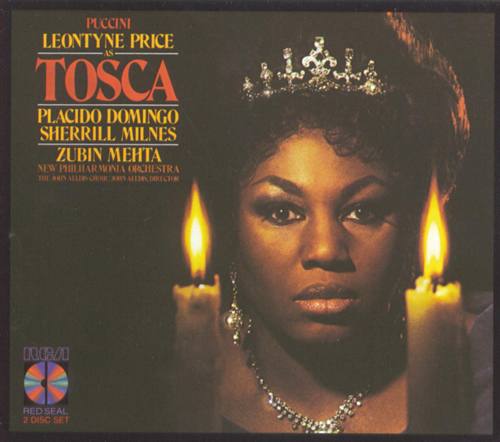 Imagen de apoyo de  PUCCINI, G.: Tosca [Opera] (Price, Domingo, Plishka, C. Grant, Pearl, Rippon, Milnes, Egerton, J. Gibbs, John Alldis Choir, New Philharmonia, Mehta)