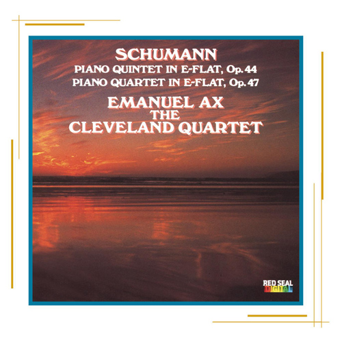 Imagen de apoyo de  SCHUMANN, R.: Piano Quartet, Op. 47 / Piano Quintet, Op. 44 (Ax, Cleveland Quartet)