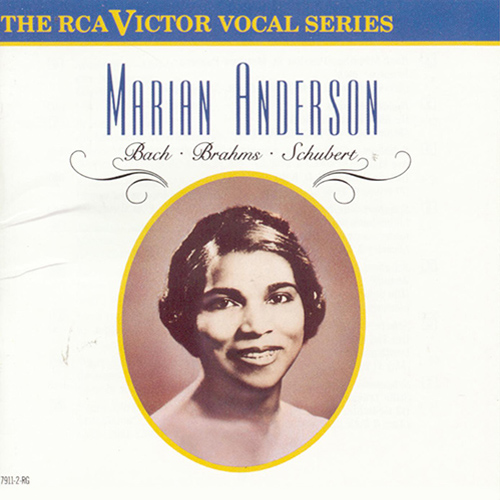 Imagen de apoyo de  Vocal Recital: Anderson, Marian - BACH, J.S. / BRAHMS, J. / SCHUBERT (The RCA Victor Vocal Series)