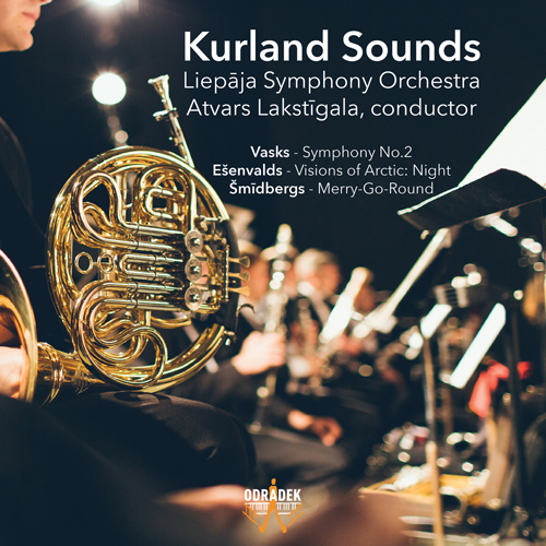 Imagen de apoyo de  VASKS, P.: Symphony No. 2 / EŠENVALDS, Ē.: Visions of Arctic Night / ŠMĪDBERGS, V.: Merry-Go-Round (Kurland Sounds) (Liepāja Symphony, Lakstīgala)