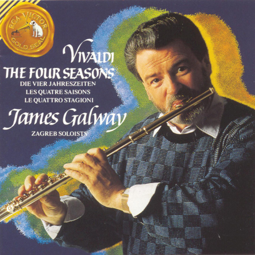 Imagen de apoyo de  VIVALDI, A.: Four Seasons (The) (arr. J. Galway for flute and orchestra) (Galway, I Solisti di Zagreb)