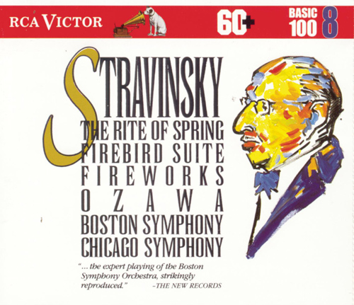 Imagen de apoyo de  STRAVINSKY, I.: Rite of Spring (The) / The Firebird Suite / Fireworks (Boston Symphony, Chicago Symphony, Seiji Ozawa)