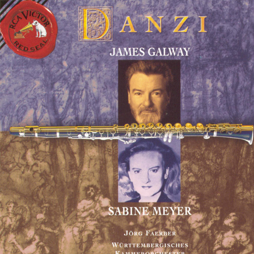 Imagen de apoyo de  DANZI, F.: Flute Concerto No. 2 / Sinfonia concertante / Phantasie on Mozart's La ci darem la mano (Galway, Meyer, Faerber)