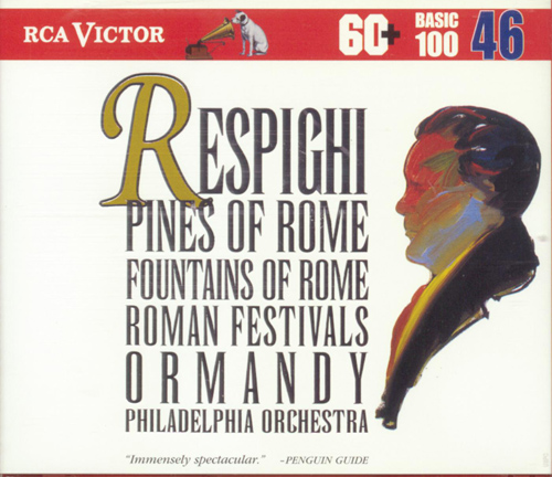 Imagen de apoyo de  RESPIGHI, O.: Pines of Rome / Fountains of Rome / Roman Festivals (Philadelphia Orchestra, Ormandy)
