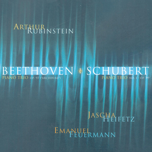 Imagen de apoyo de  BEETHOVEN, L. van: Piano Trio No. 7, "Archduke" / SCHUBERT, F.: Piano Trio No. 1 (Heifetz, Feuermann, Rubinstein)