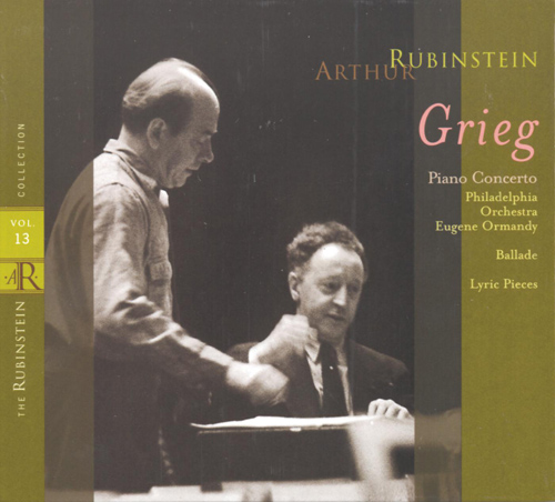 Imagen de apoyo de  GRIEG, E.: Piano Music (Rubinstein Collection, Vol. 13) (Rubinstein, Philadelphia Orchestra, Ormandy)