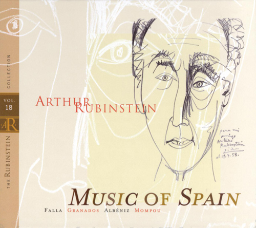 Imagen de apoyo de  Piano Recital: Rubinstein, Arthur - FALLA, M. de / GRANADOS, E. / ALBÉNIZ, I. / MOMPOU, F. (Rubinstein Collection, Vol. 18: Music of Spain)