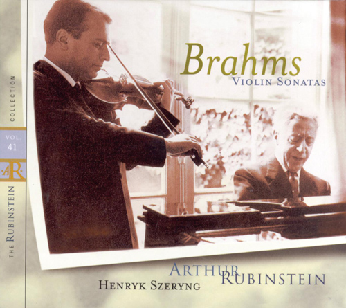 Imagen de apoyo de  BRAHMS, J.: Violin Sonatas Nos. 1-3 (Rubinstein Collection, Vol. 41) (Szeryng, Rubinstein)