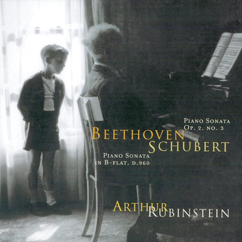 Imagen de apoyo de  BEETHOVEN, L. van: Piano Sonata No. 3 / SCHUBERT, F.: Piano Sonata No. 21 (Rubinstein Collection, Vol. 55)