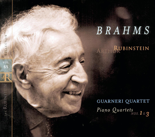 Imagen de apoyo de  BRAHMS, J.: Piano Quartets Nos. 1 and 3 (Rubinstein Collection, Vol. 65) (Dalley, Tree, Soyer, Rubinstein)