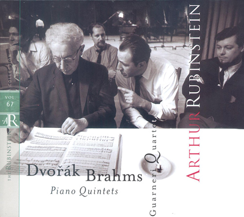 Imagen de apoyo de  BRAHMS, J.: Piano Quintet, Op. 34 / DVOŘÁK, A.: Piano Quintet, Op. 81 (Rubinstein Collection, Vol. 67) (Rubinstein, Guarneri Quartet)
