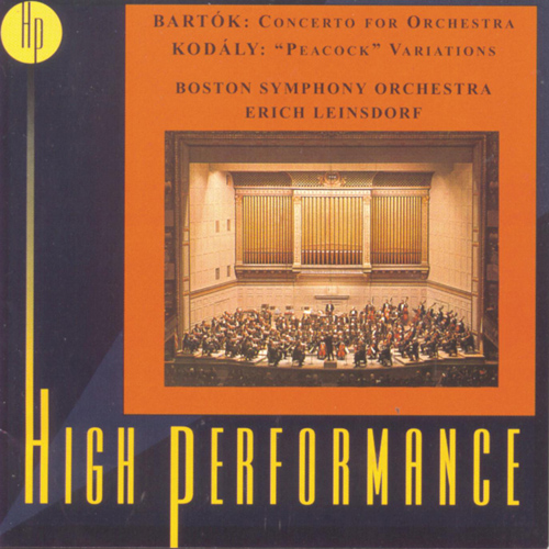 Imagen de apoyo de  BARTÓK, B.: Concerto for Orchestra / KODÁLY, Z.: Peacock Variations (Boston Symphony, Leinsdorf)
