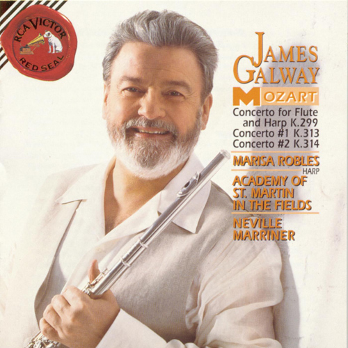 Imagen de apoyo de  MOZART, W.A.: Flute Concertos Nos. 1 and 2 / Concerto for Flute and Harp, K. 299 (Galway, Robles)