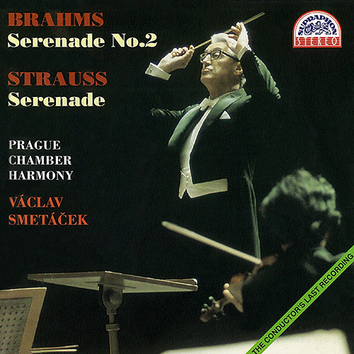 Imagen de apoyo de  BRAHMS, J.: Serenade No. 2 / STRAUSS, R.: Serenade, Op. 7 (Prague Chamber Harmonia, Smetáček)
