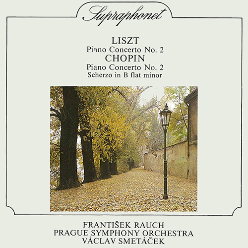 Imagen de apoyo de  LISZT, F.: Piano Concerto No. 2 / CHOPIN, F.: Piano Concerto No. 2 / Scherzo No. 2 (Rauch, Prague Symphony, Smetáček)