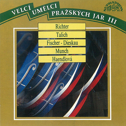 Imagen de apoyo de  PRAGUE SPRINGS GREAT ARTISTS, Vol. 3 (S. Richter, Fischer-Dieskau, Weissenborn, Haendel, Munch, Talich)