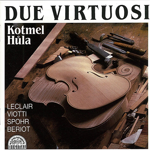 Imagen de apoyo de  Violin Duo Recital: Kotmel, Bohumil / Hůla, Pavel - LECLAIR, J.-M. / SPOHR, L. / BÉRIOT, C.A. de (Due virtuosi)