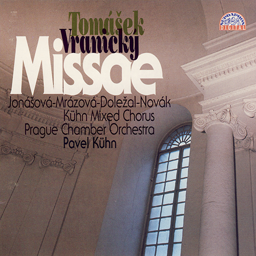 Imagen de apoyo de  TOMÁŠEK, V.J.K.: Missa Solemnis / WRANITZKY, A.: Missa in E-Flat Major (Jonášová, Kühn Mixed Choir, Prague Chamber Orchestra, Kühn)